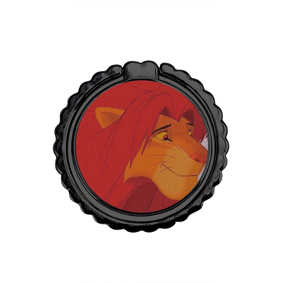 Lion Love 1 - Metal Mobile Ring