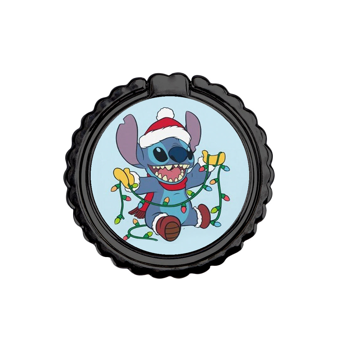 Santa Stich - Metal Mobile Ring