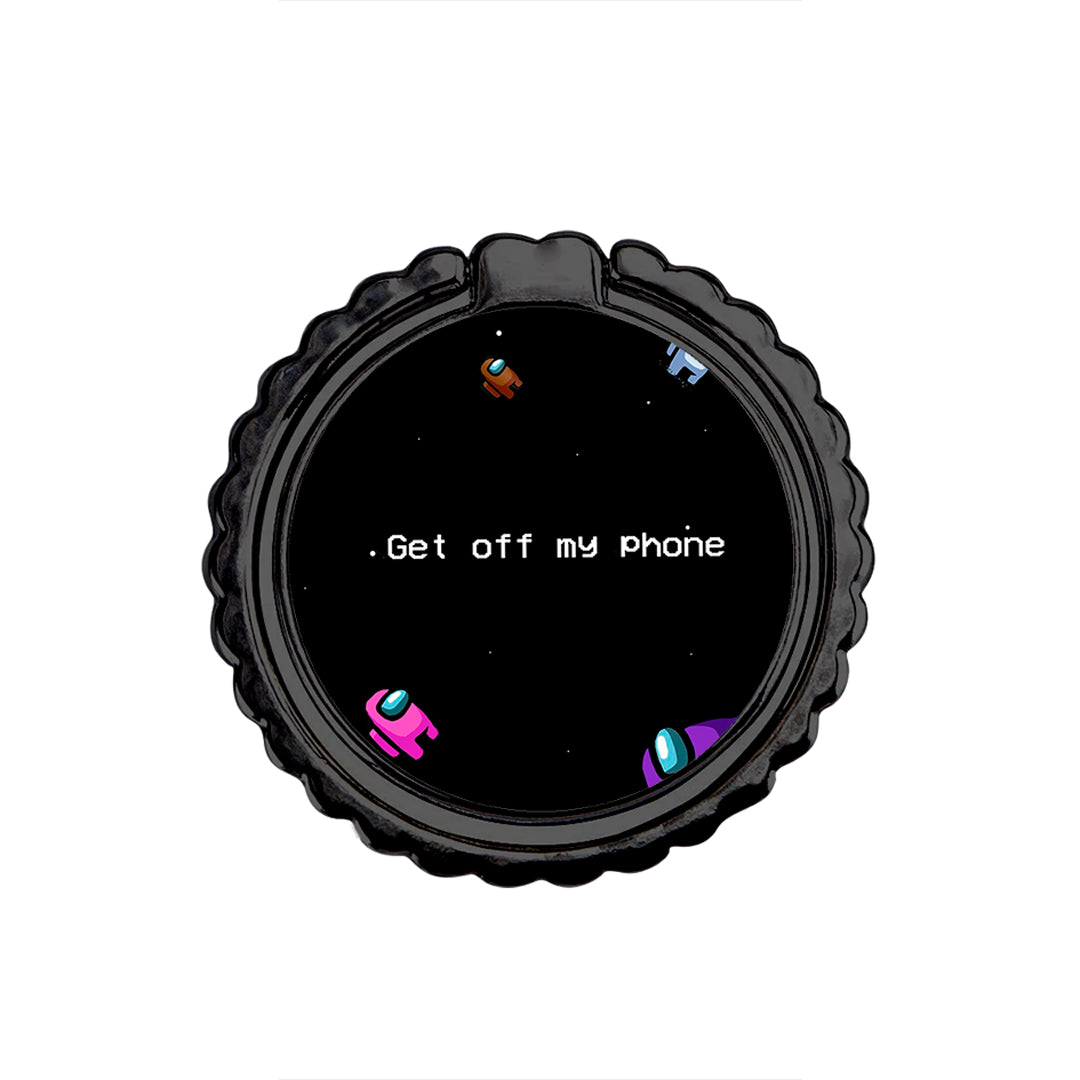 Text AFK - Metal Mobile Ring