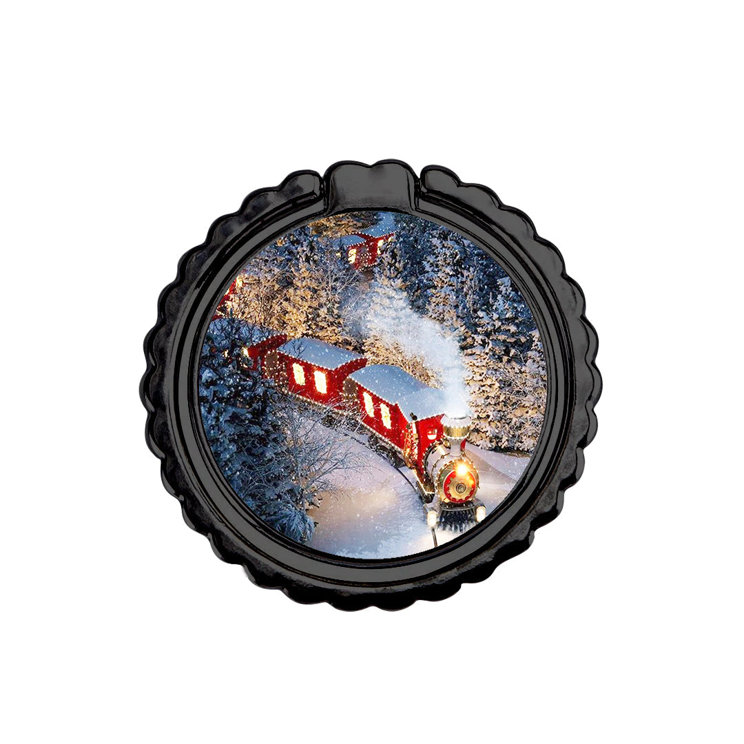 Xmas Train - Metal Mobile Ring