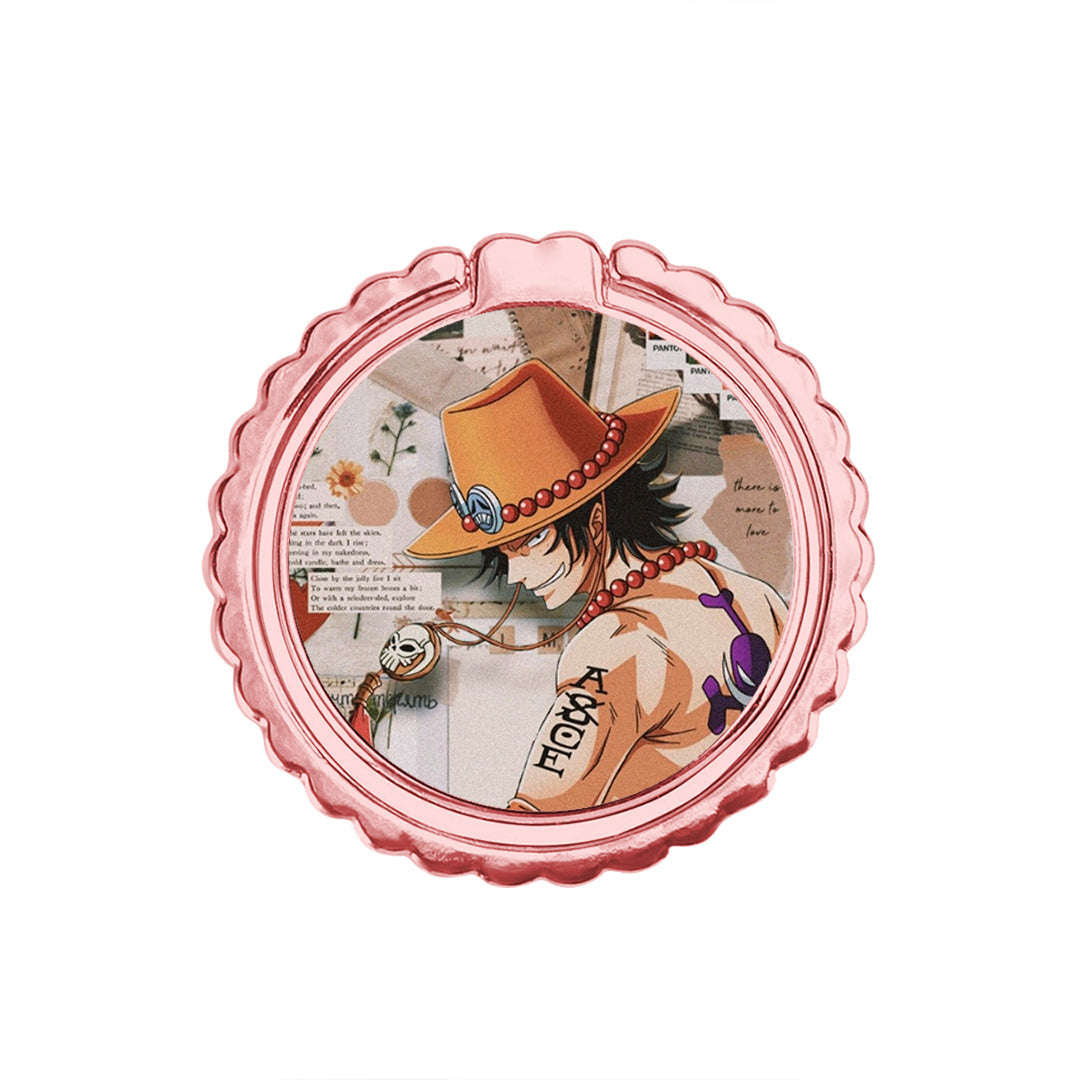 Anime Collage - Metal Mobile Ring