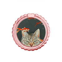 Thumbnail for Cat Goldfish - Metal Mobile Ring