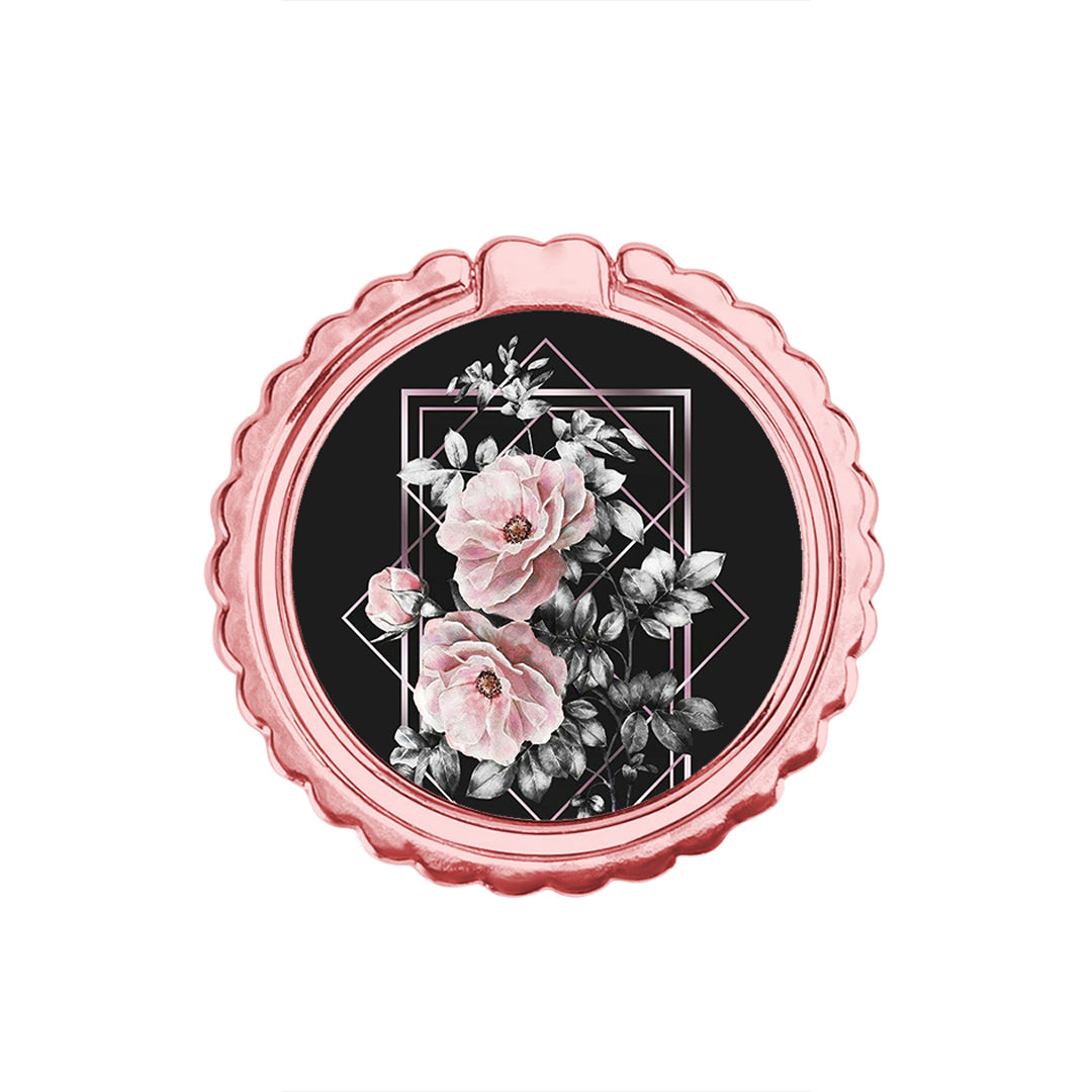 Flower Frame - Metal Mobile Ring