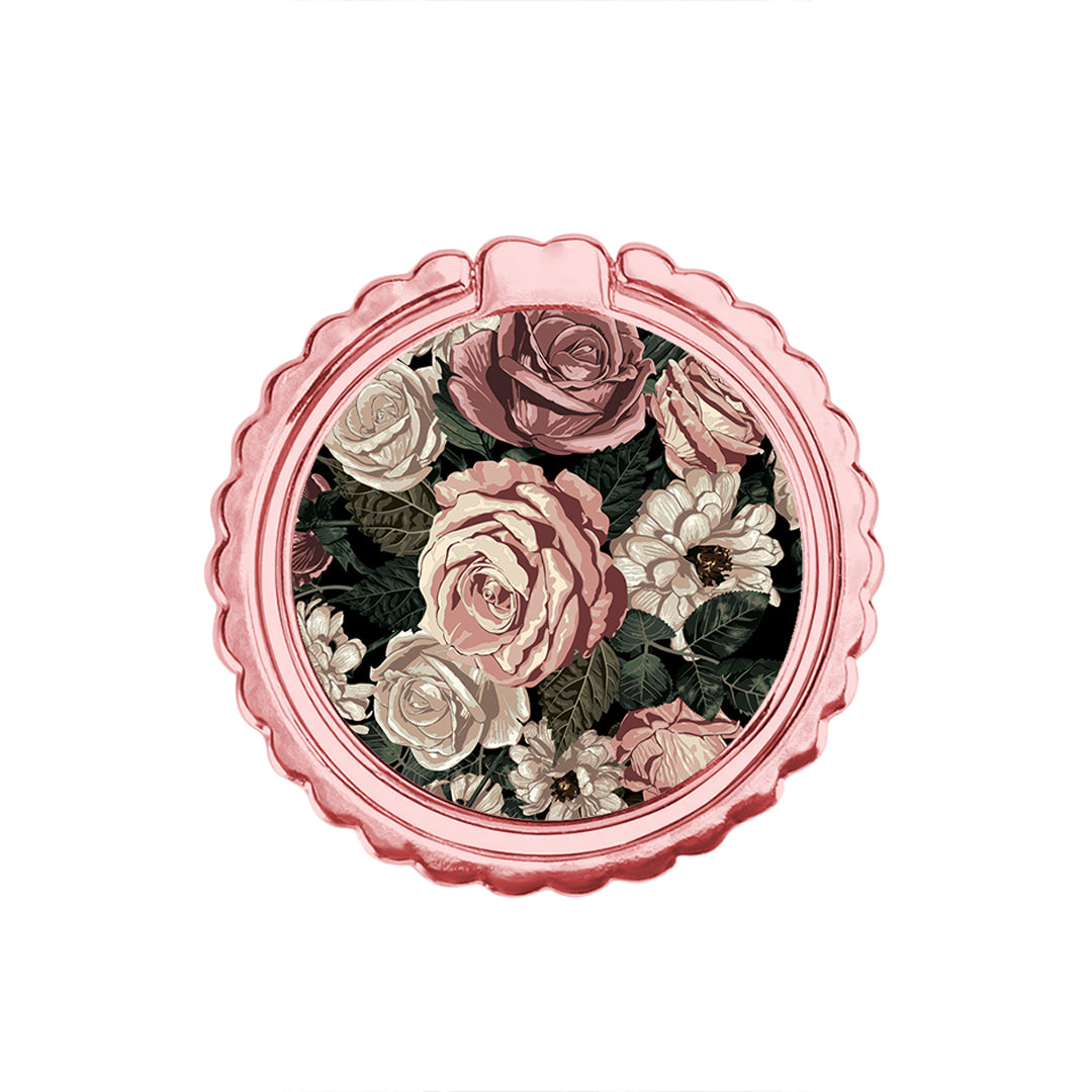 Flower Wild Roses - Metal Mobile Ring