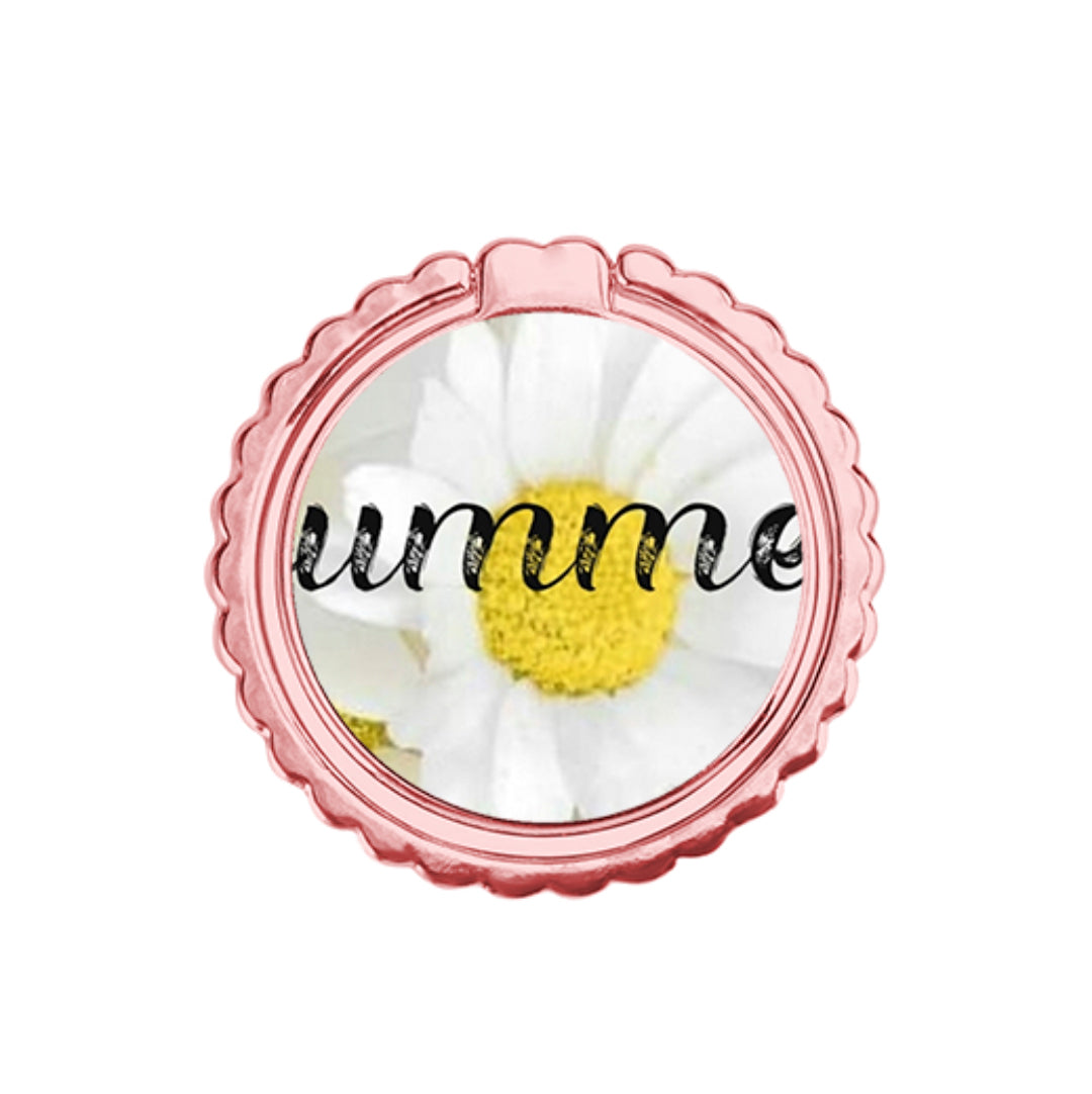 Summer Daisies - Metal Mobile Ring