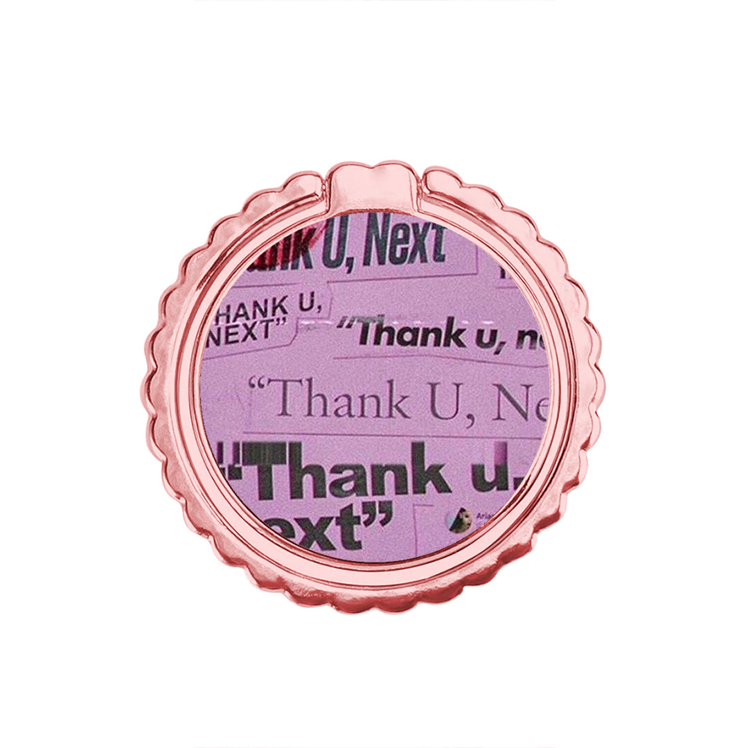 Thank You Next - Metal Mobile Ring