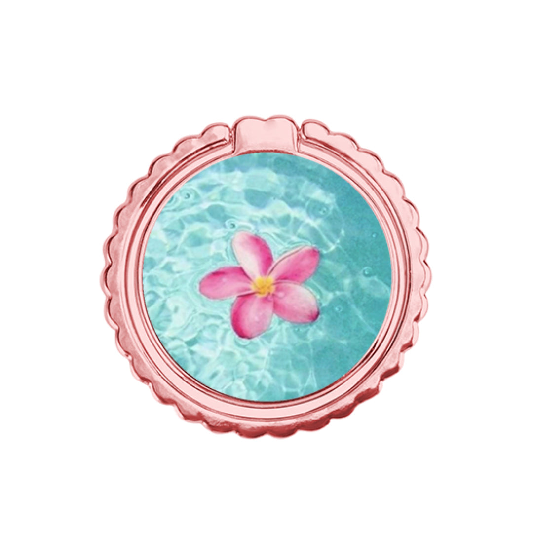 Water Flower - Metal Mobile Ring