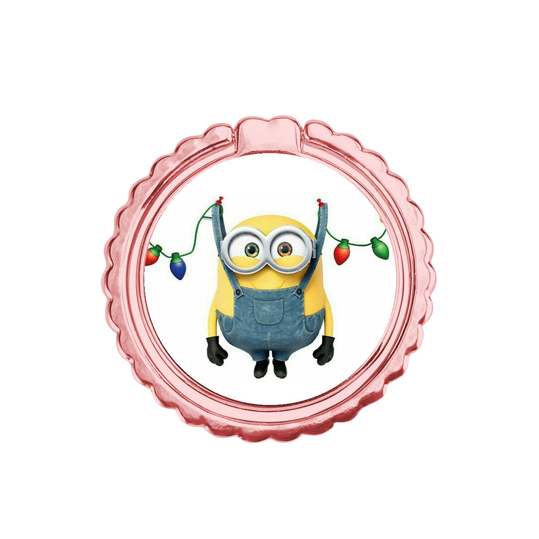 Xmas Minion Lights - Metal Mobile Ring