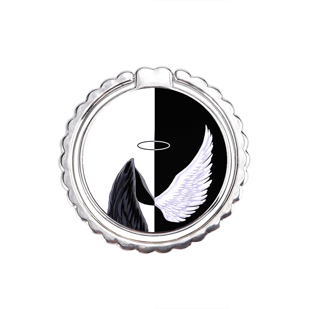 Angels Demons - Metal Mobile Ring