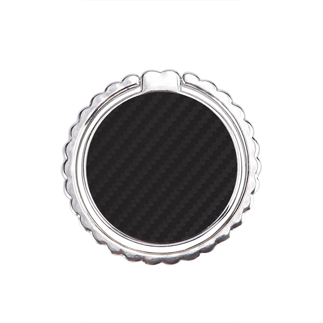 Carbon Black - Metal Mobile Ring