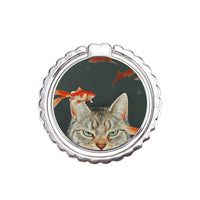 Thumbnail for Cat Goldfish - Metal Mobile Ring