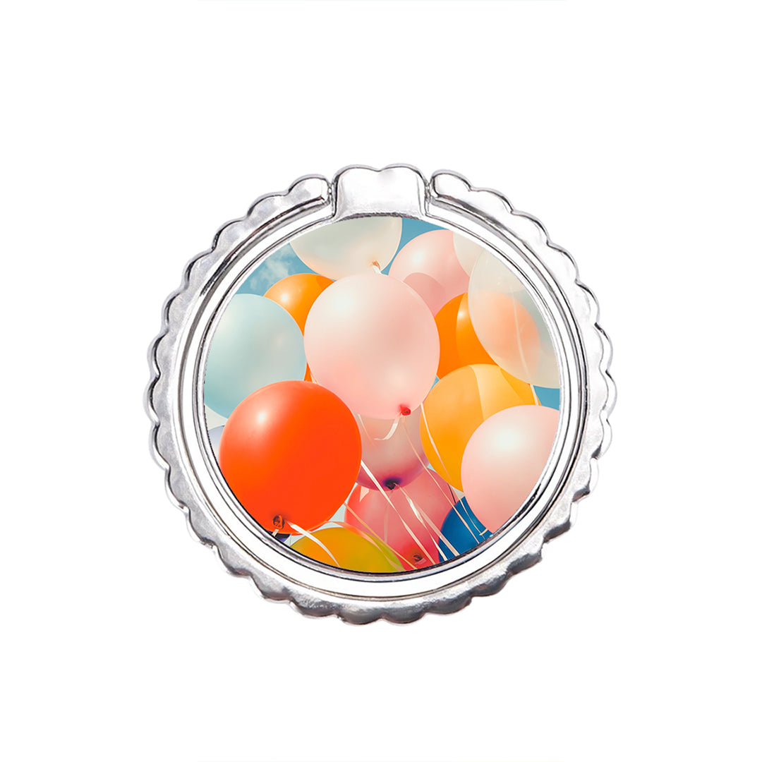 Colorful Balloons - Metal Mobile Ring