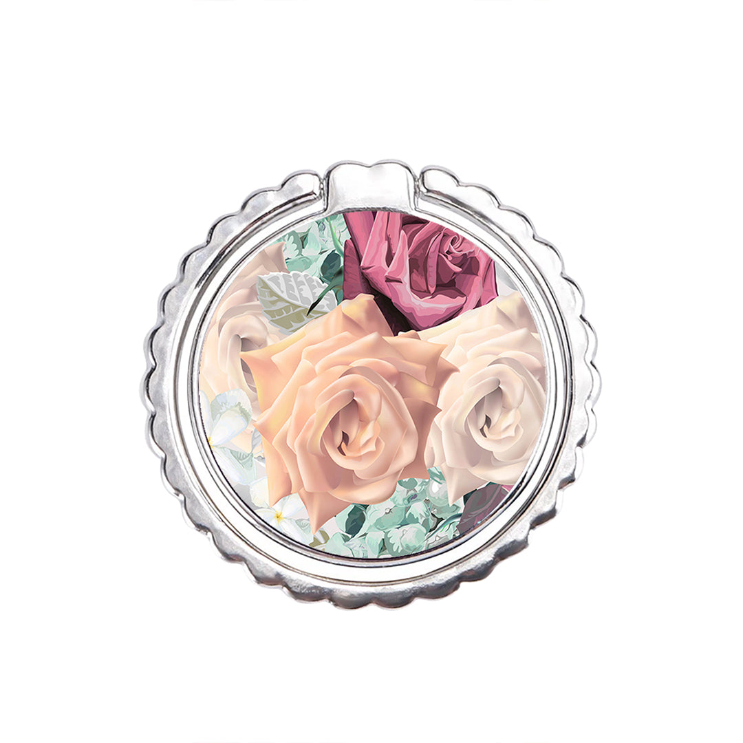 Floral Bouquet - Metal Mobile Ring