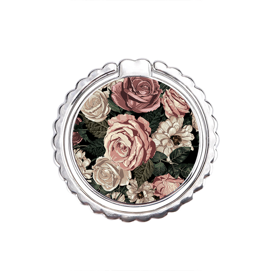 Flower Wild Roses - Metal Mobile Ring