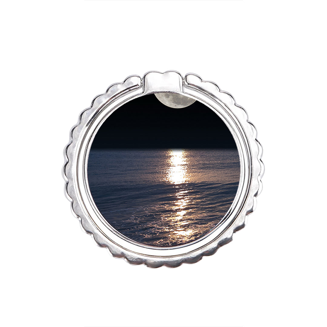 Landscape Moon - Metal Mobile Ring