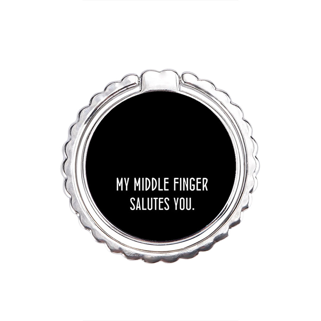 Salute - Metal Mobile Ring