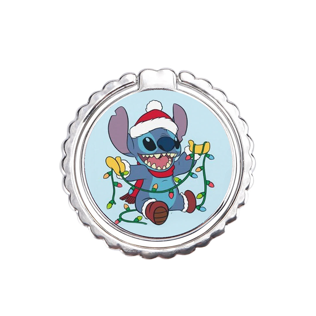 Santa Stich - Metal Mobile Ring