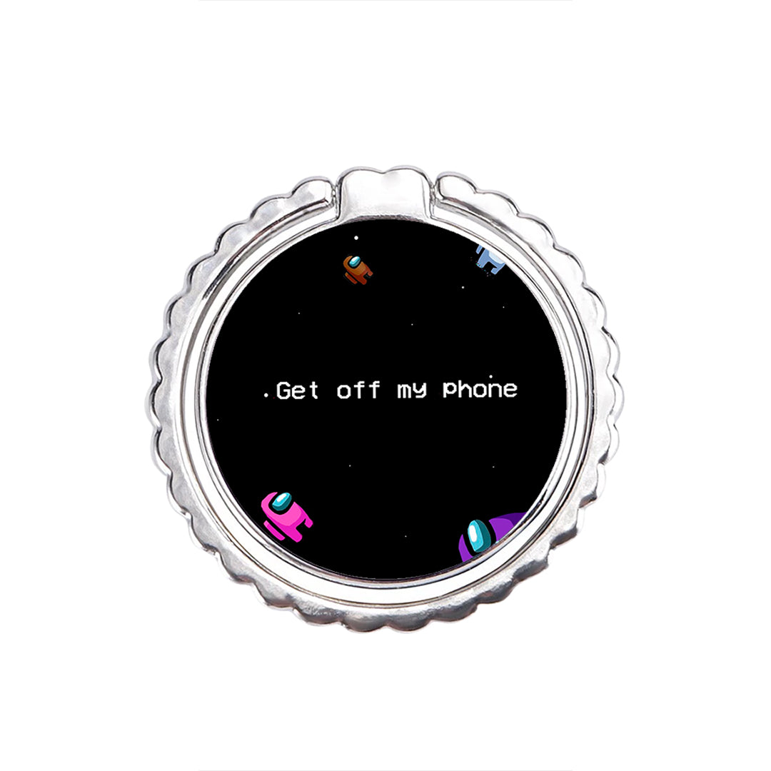 Text AFK - Metal Mobile Ring