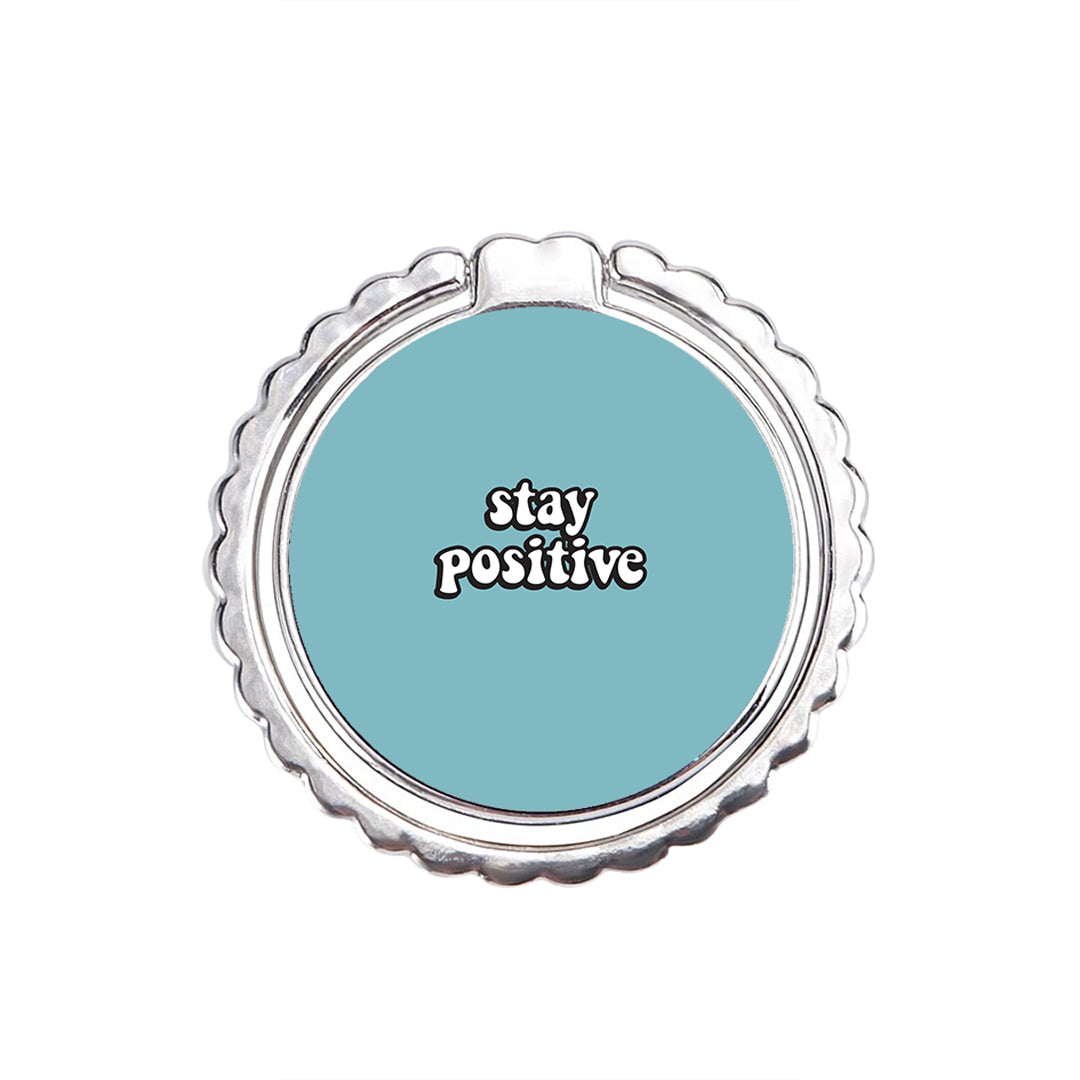 Text Positive - Metal Mobile Ring