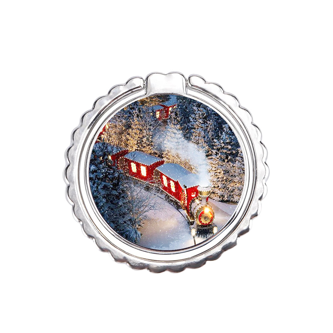 Xmas Train - Metal Mobile Ring