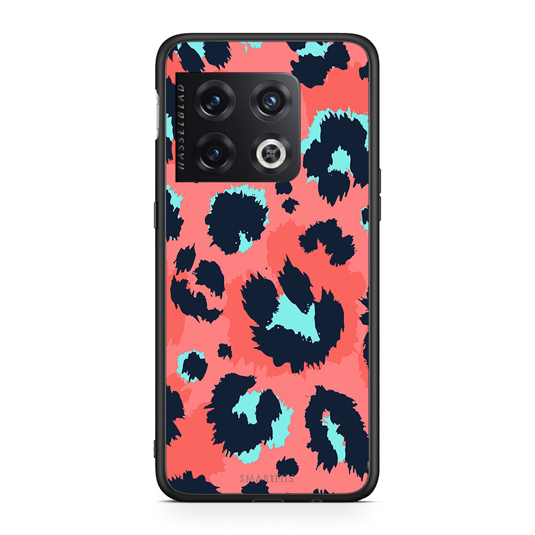 22 - OnePlus 10 Pro Pink Leopard Animal case, cover, bumper