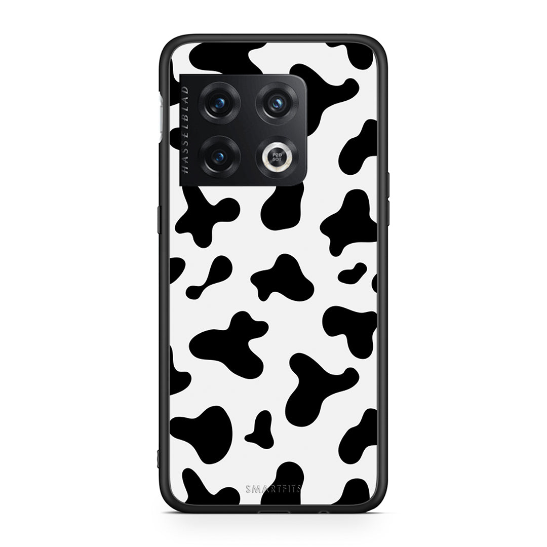 OnePlus 10 Pro Cow Print θήκη από τη Smartfits με σχέδιο στο πίσω μέρος και μαύρο περίβλημα | Smartphone case with colorful back and black bezels by Smartfits