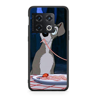 Thumbnail for OnePlus 10 Pro Lady And Tramp 1 Θήκη Αγίου Βαλεντίνου από τη Smartfits με σχέδιο στο πίσω μέρος και μαύρο περίβλημα | Smartphone case with colorful back and black bezels by Smartfits