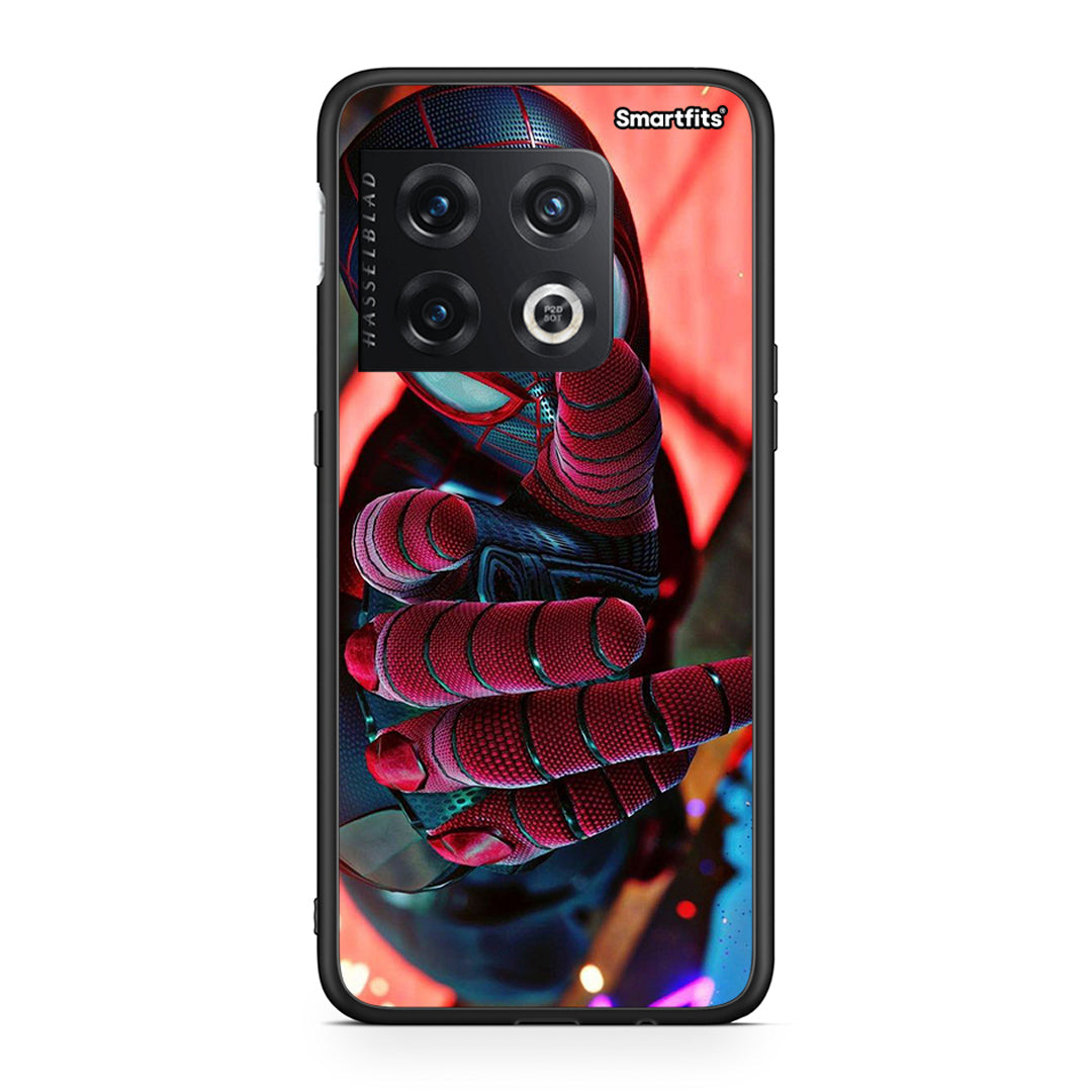 OnePlus 10 Pro Spider Hand θήκη από τη Smartfits με σχέδιο στο πίσω μέρος και μαύρο περίβλημα | Smartphone case with colorful back and black bezels by Smartfits