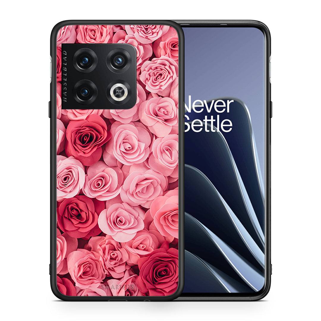 Θήκη OnePlus 10 Pro RoseGarden Valentine από τη Smartfits με σχέδιο στο πίσω μέρος και μαύρο περίβλημα | OnePlus 10 Pro RoseGarden Valentine case with colorful back and black bezels