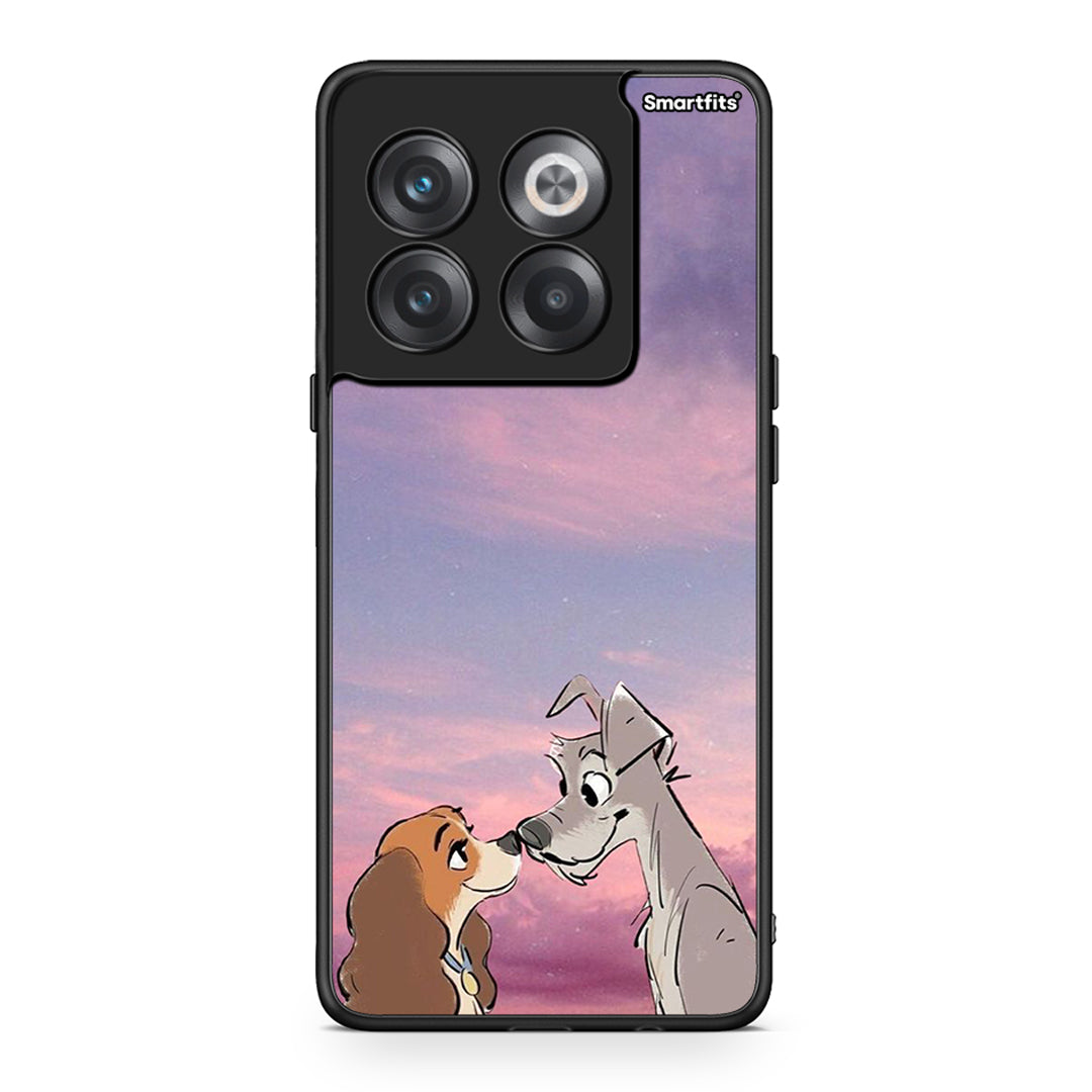 OnePlus 10T Lady And Tramp θήκη από τη Smartfits με σχέδιο στο πίσω μέρος και μαύρο περίβλημα | Smartphone case with colorful back and black bezels by Smartfits