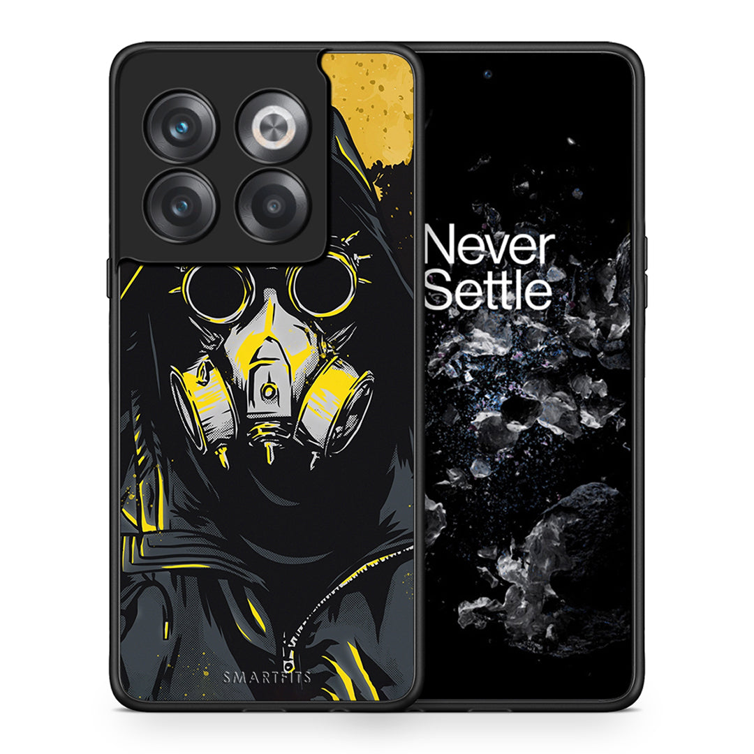 Θήκη OnePlus 10T Mask PopArt από τη Smartfits με σχέδιο στο πίσω μέρος και μαύρο περίβλημα | OnePlus 10T Mask PopArt case with colorful back and black bezels