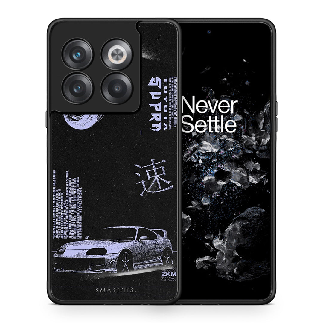 Θήκη Αγίου Βαλεντίνου OnePlus 10T Tokyo Drift από τη Smartfits με σχέδιο στο πίσω μέρος και μαύρο περίβλημα | OnePlus 10T Tokyo Drift case with colorful back and black bezels