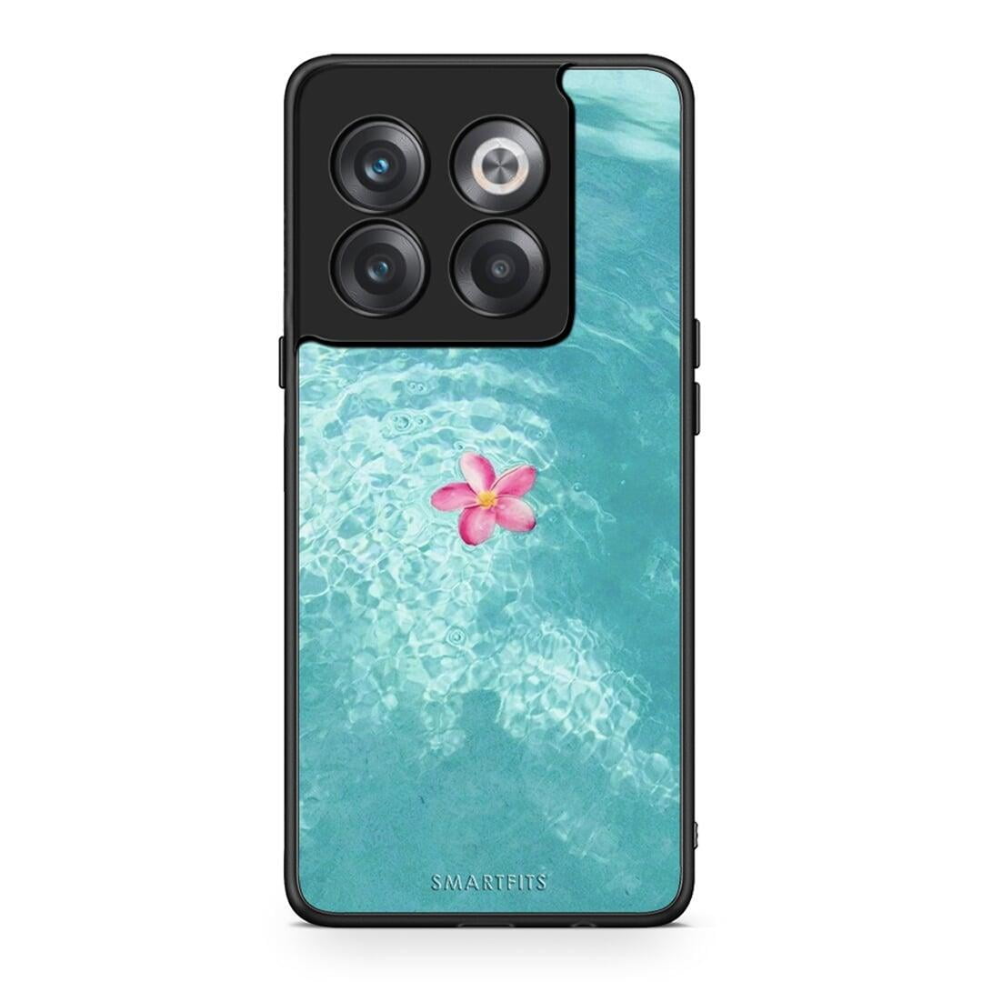 OnePlus 10T Water Flower Θήκη από τη Smartfits με σχέδιο στο πίσω μέρος και μαύρο περίβλημα | Smartphone case with colorful back and black bezels by Smartfits