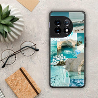 Thumbnail for Θήκη OnePlus 11 5G Aesthetic Summer από τη Smartfits με σχέδιο στο πίσω μέρος και μαύρο περίβλημα | OnePlus 11 5G Aesthetic Summer Case with Colorful Back and Black Bezels