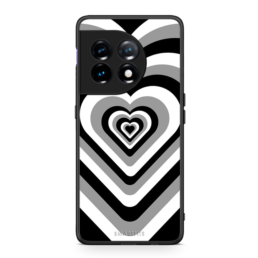 Θήκη OnePlus 11R / ACE 2 5G Black Hearts από τη Smartfits με σχέδιο στο πίσω μέρος και μαύρο περίβλημα | OnePlus 11R / ACE 2 5G Black Hearts Case with Colorful Back and Black Bezels