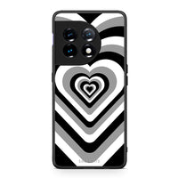 Thumbnail for Θήκη OnePlus 11R / ACE 2 5G Black Hearts από τη Smartfits με σχέδιο στο πίσω μέρος και μαύρο περίβλημα | OnePlus 11R / ACE 2 5G Black Hearts Case with Colorful Back and Black Bezels