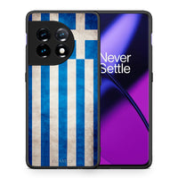 Thumbnail for Θήκη OnePlus 11R / ACE 2 5G Flag Greek από τη Smartfits με σχέδιο στο πίσω μέρος και μαύρο περίβλημα | OnePlus 11R / ACE 2 5G Flag Greek Case with Colorful Back and Black Bezels