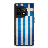 Thumbnail for Θήκη OnePlus 11R / ACE 2 5G Flag Greek από τη Smartfits με σχέδιο στο πίσω μέρος και μαύρο περίβλημα | OnePlus 11R / ACE 2 5G Flag Greek Case with Colorful Back and Black Bezels