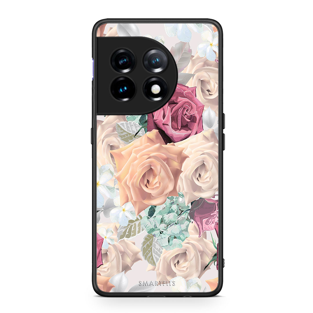 Θήκη OnePlus 11R / ACE 2 5G Floral Bouquet από τη Smartfits με σχέδιο στο πίσω μέρος και μαύρο περίβλημα | OnePlus 11R / ACE 2 5G Floral Bouquet Case with Colorful Back and Black Bezels