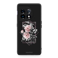 Thumbnail for Θήκη OnePlus 11R / ACE 2 5G Flower Frame από τη Smartfits με σχέδιο στο πίσω μέρος και μαύρο περίβλημα | OnePlus 11R / ACE 2 5G Flower Frame Case with Colorful Back and Black Bezels