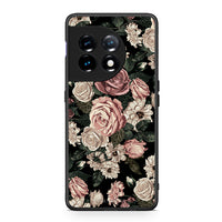 Thumbnail for Θήκη OnePlus 11 5G Flower Wild Roses από τη Smartfits με σχέδιο στο πίσω μέρος και μαύρο περίβλημα | OnePlus 11 5G Flower Wild Roses Case with Colorful Back and Black Bezels