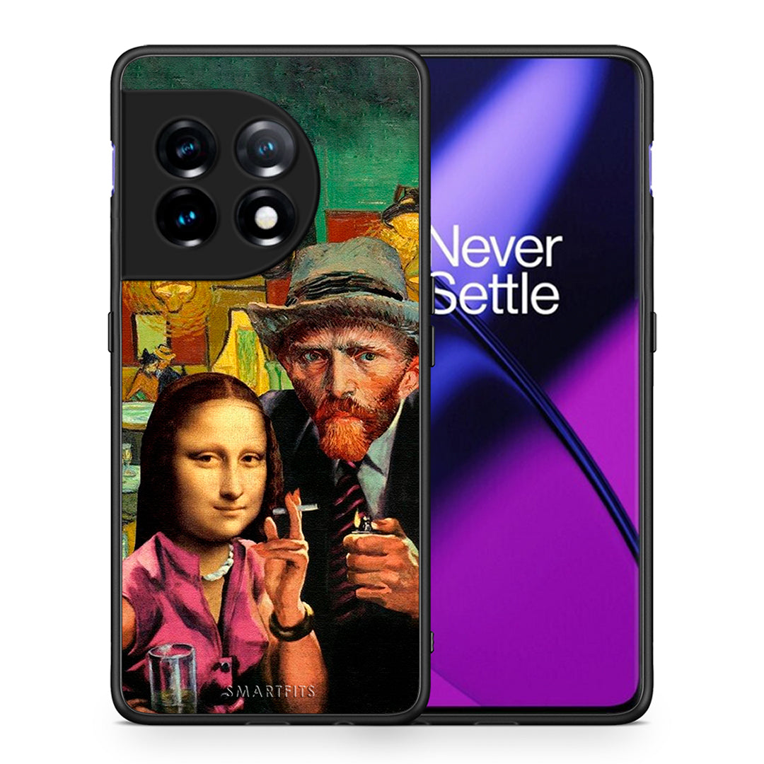 Θήκη OnePlus 11 5G Funny Art από τη Smartfits με σχέδιο στο πίσω μέρος και μαύρο περίβλημα | OnePlus 11 5G Funny Art Case with Colorful Back and Black Bezels