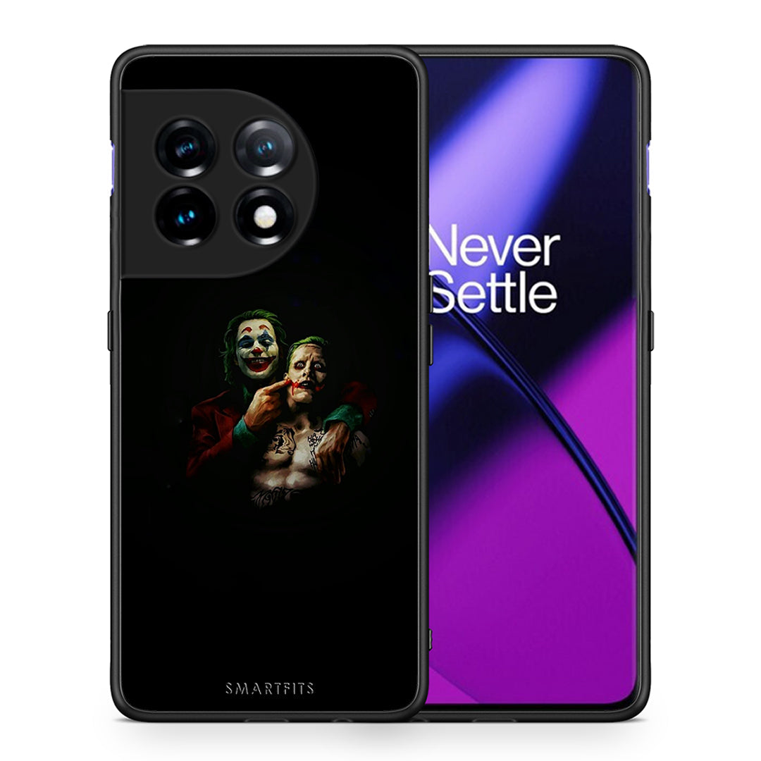 Θήκη OnePlus 11 5G Hero Clown από τη Smartfits με σχέδιο στο πίσω μέρος και μαύρο περίβλημα | OnePlus 11 5G Hero Clown Case with Colorful Back and Black Bezels