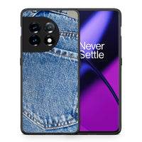 Thumbnail for Θήκη OnePlus 11 5G Jeans Pocket από τη Smartfits με σχέδιο στο πίσω μέρος και μαύρο περίβλημα | OnePlus 11 5G Jeans Pocket Case with Colorful Back and Black Bezels