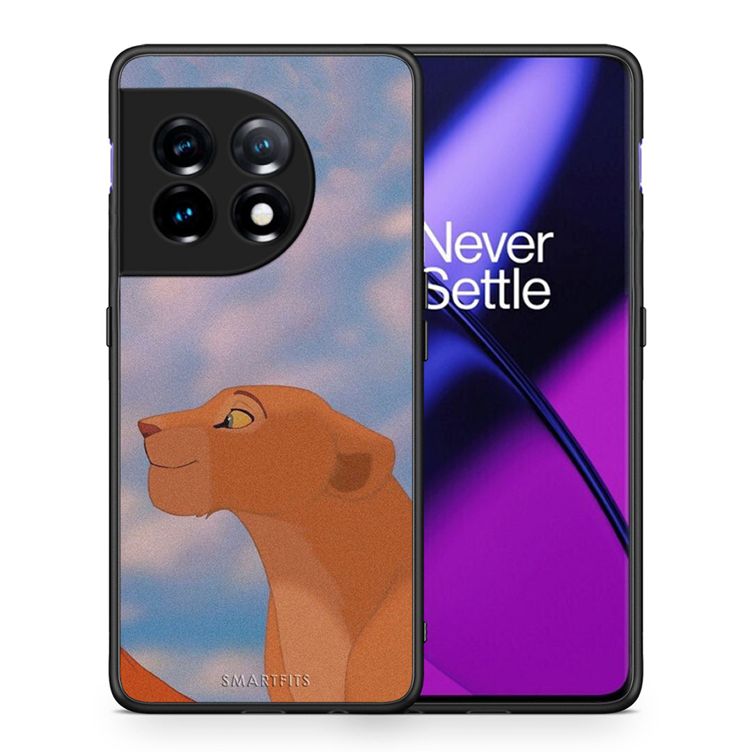 Θήκη OnePlus 11R / ACE 2 5G Lion Love 2 από τη Smartfits με σχέδιο στο πίσω μέρος και μαύρο περίβλημα | OnePlus 11R / ACE 2 5G Lion Love 2 Case with Colorful Back and Black Bezels