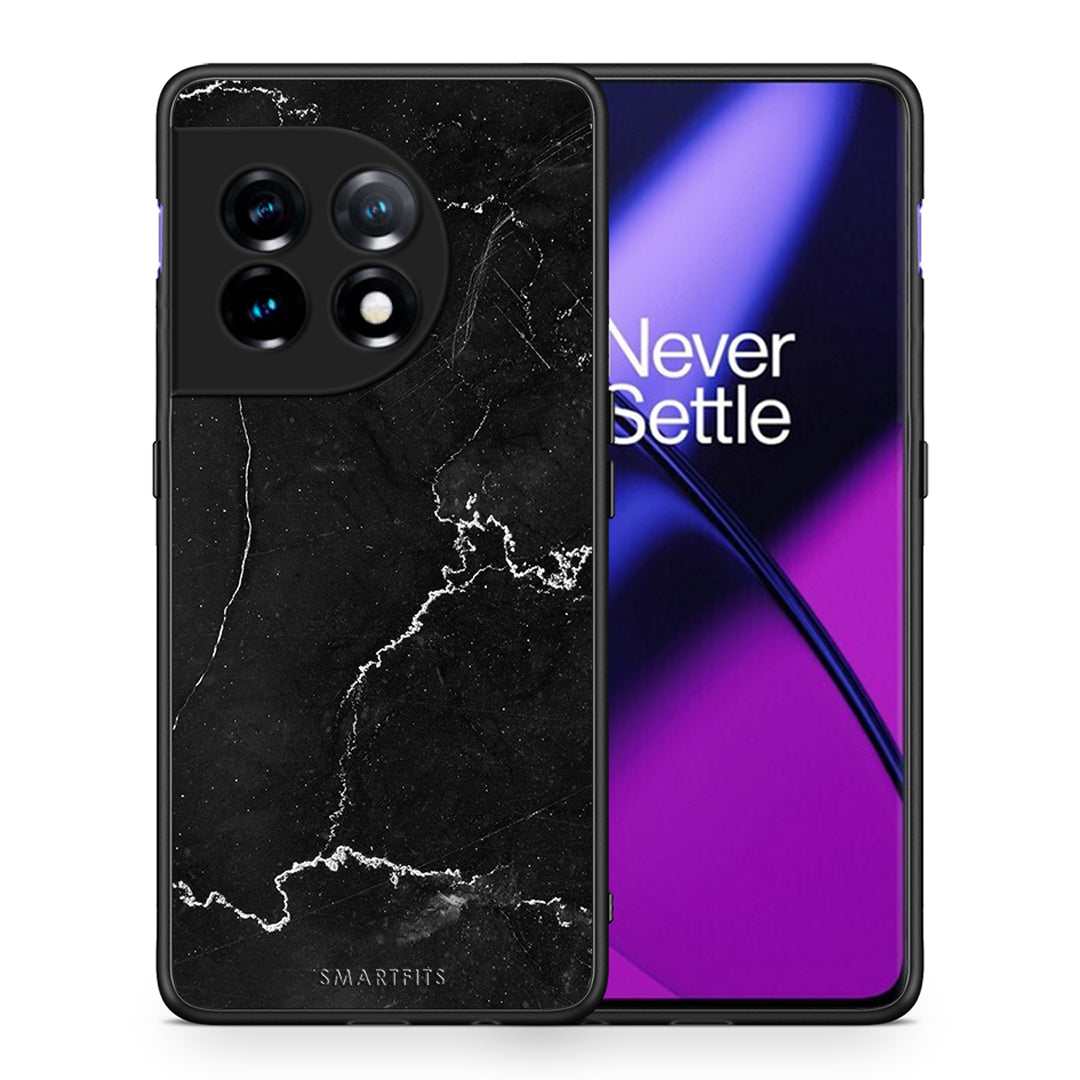 Θήκη OnePlus 11R / ACE 2 5G Marble Black από τη Smartfits με σχέδιο στο πίσω μέρος και μαύρο περίβλημα | OnePlus 11R / ACE 2 5G Marble Black Case with Colorful Back and Black Bezels