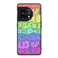 Thumbnail for Θήκη OnePlus 11R / ACE 2 5G Melting Rainbow από τη Smartfits με σχέδιο στο πίσω μέρος και μαύρο περίβλημα | OnePlus 11R / ACE 2 5G Melting Rainbow Case with Colorful Back and Black Bezels