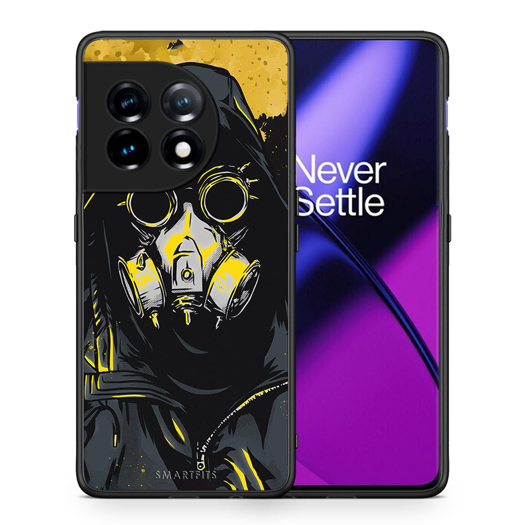 Θήκη OnePlus 11R / ACE 2 5G PopArt Mask από τη Smartfits με σχέδιο στο πίσω μέρος και μαύρο περίβλημα | OnePlus 11R / ACE 2 5G PopArt Mask Case with Colorful Back and Black Bezels