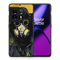 Thumbnail for Θήκη OnePlus 11 5G PopArt Mask από τη Smartfits με σχέδιο στο πίσω μέρος και μαύρο περίβλημα | OnePlus 11 5G PopArt Mask Case with Colorful Back and Black Bezels