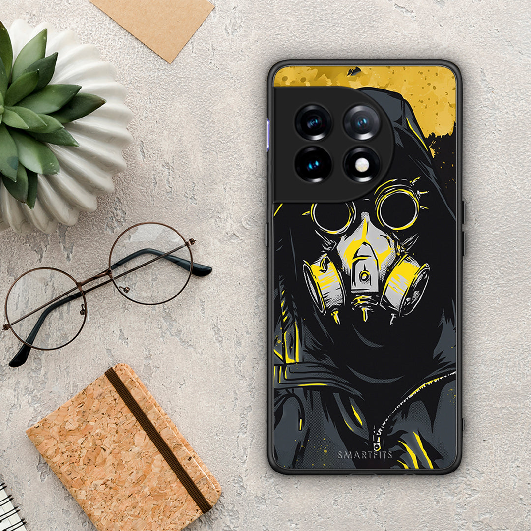 Θήκη OnePlus 11R / ACE 2 5G PopArt Mask από τη Smartfits με σχέδιο στο πίσω μέρος και μαύρο περίβλημα | OnePlus 11R / ACE 2 5G PopArt Mask Case with Colorful Back and Black Bezels